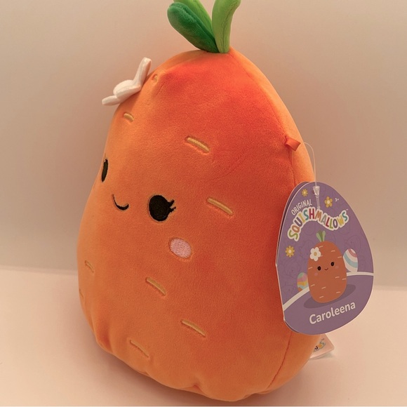 Squishmallows 8” Caroleena the Easter Carrot with Flower - Picture 3 of 7
